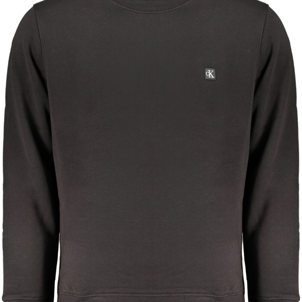 CALVIN KLEIN FELPA SENZA ZIP UOMO NERO