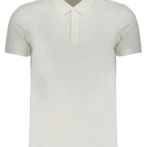 CALVIN KLEIN POLO MANICHE CORTE UOMO BIANCO