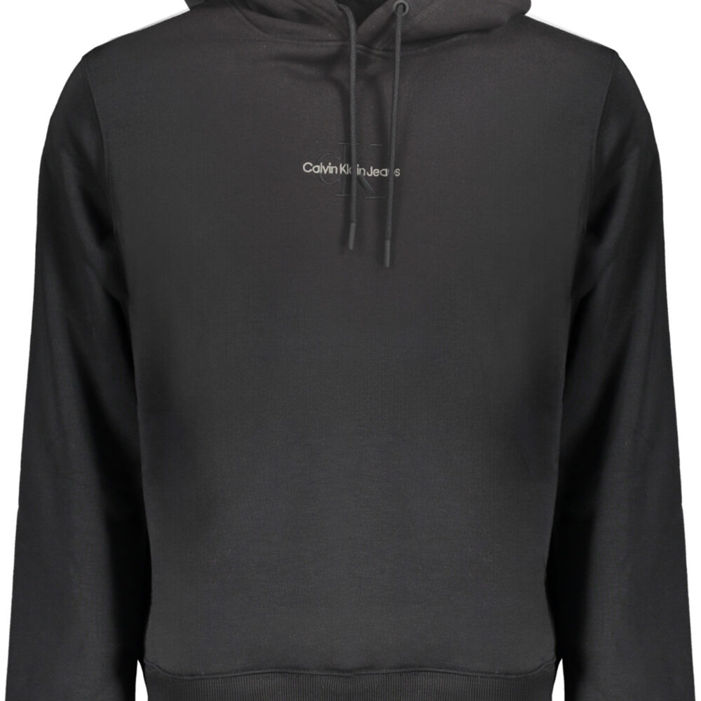 CALVIN KLEIN FELPA SENZA ZIP UOMO NERO
