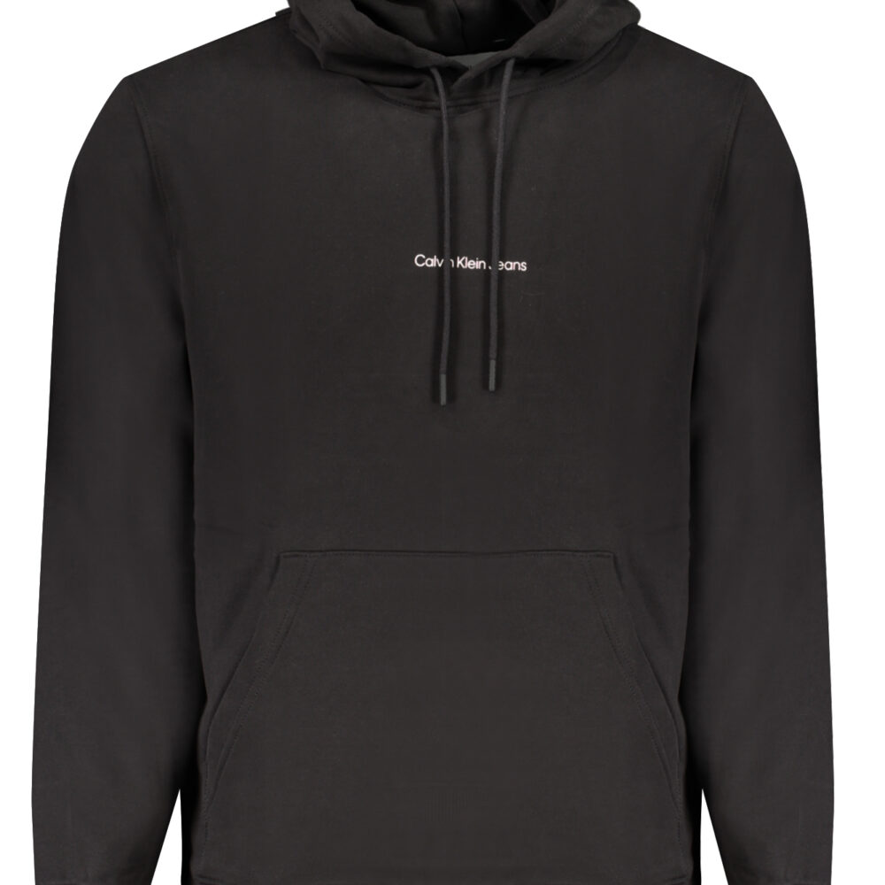 CALVIN KLEIN FELPA SENZA ZIP UOMO NERO