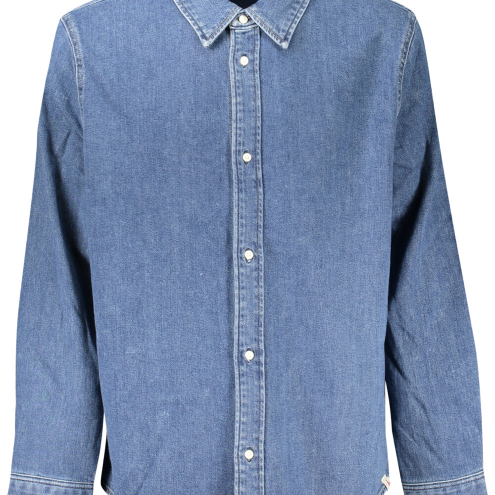 CALVIN KLEIN CAMICIA MANICHE LUNGHE UOMO BLU