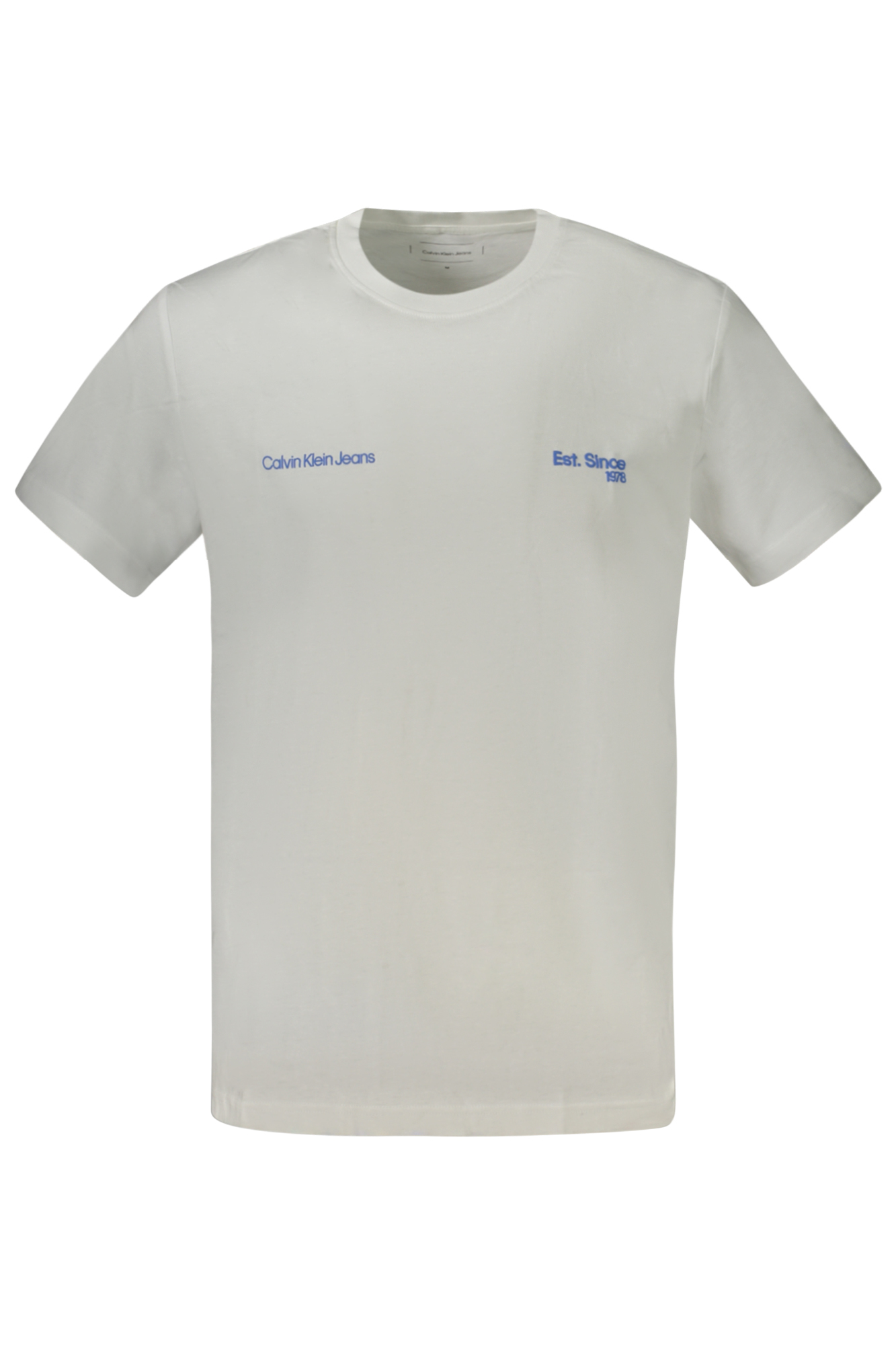 CALVIN KLEIN T-SHIRT MANICHE CORTE UOMO BIANCO