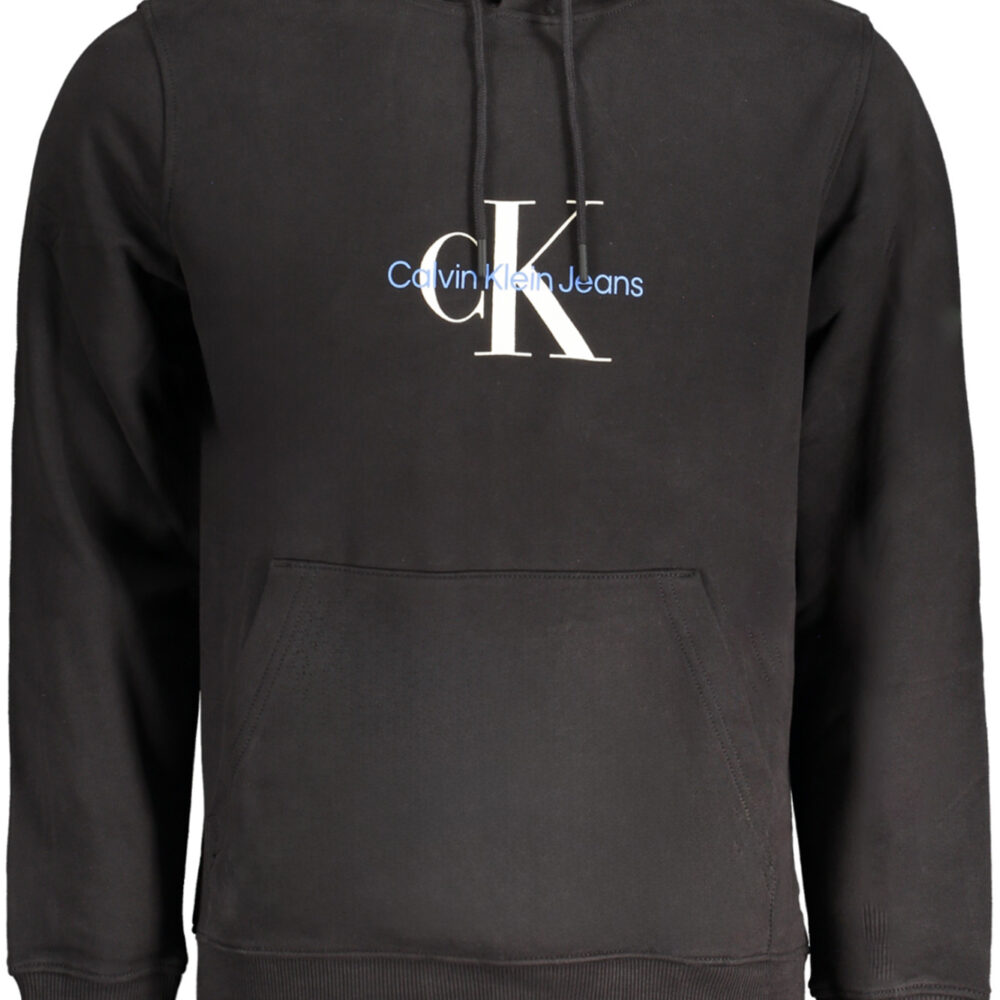 CALVIN KLEIN FELPA SENZA ZIP UOMO NERO