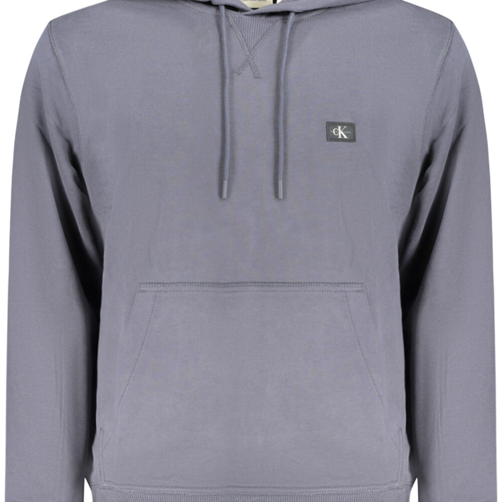 CALVIN KLEIN FELPA SENZA ZIP UOMO BLU