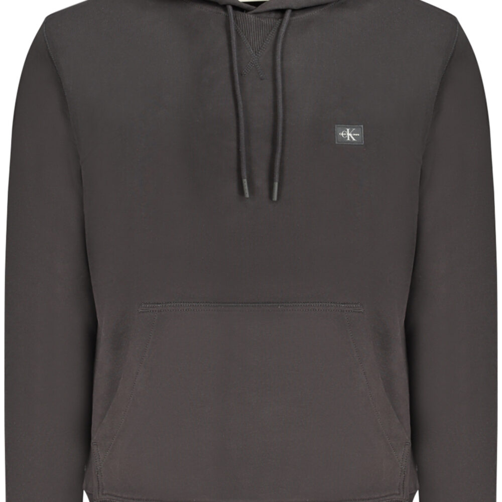 CALVIN KLEIN FELPA SENZA ZIP UOMO NERO