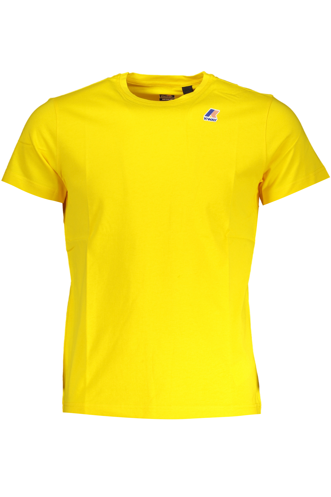 K-WAY T-SHIRT MANICHE CORTE UOMO GIALLO