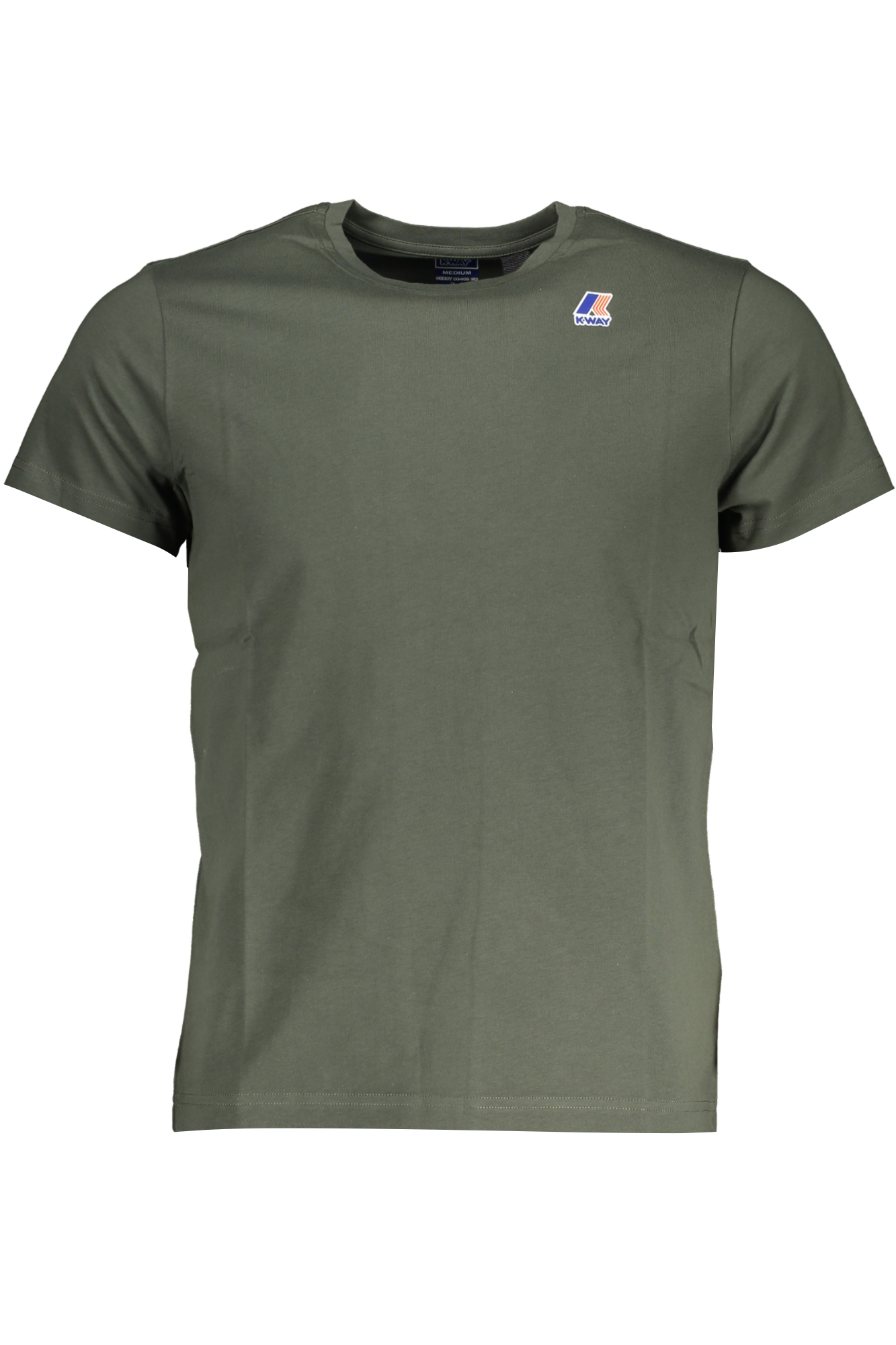 K-WAY T-SHIRT MANICHE CORTE UOMO VERDE