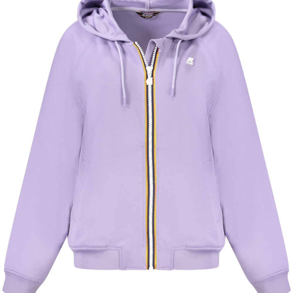 K-WAY FELPA CON ZIP DONNA VIOLA