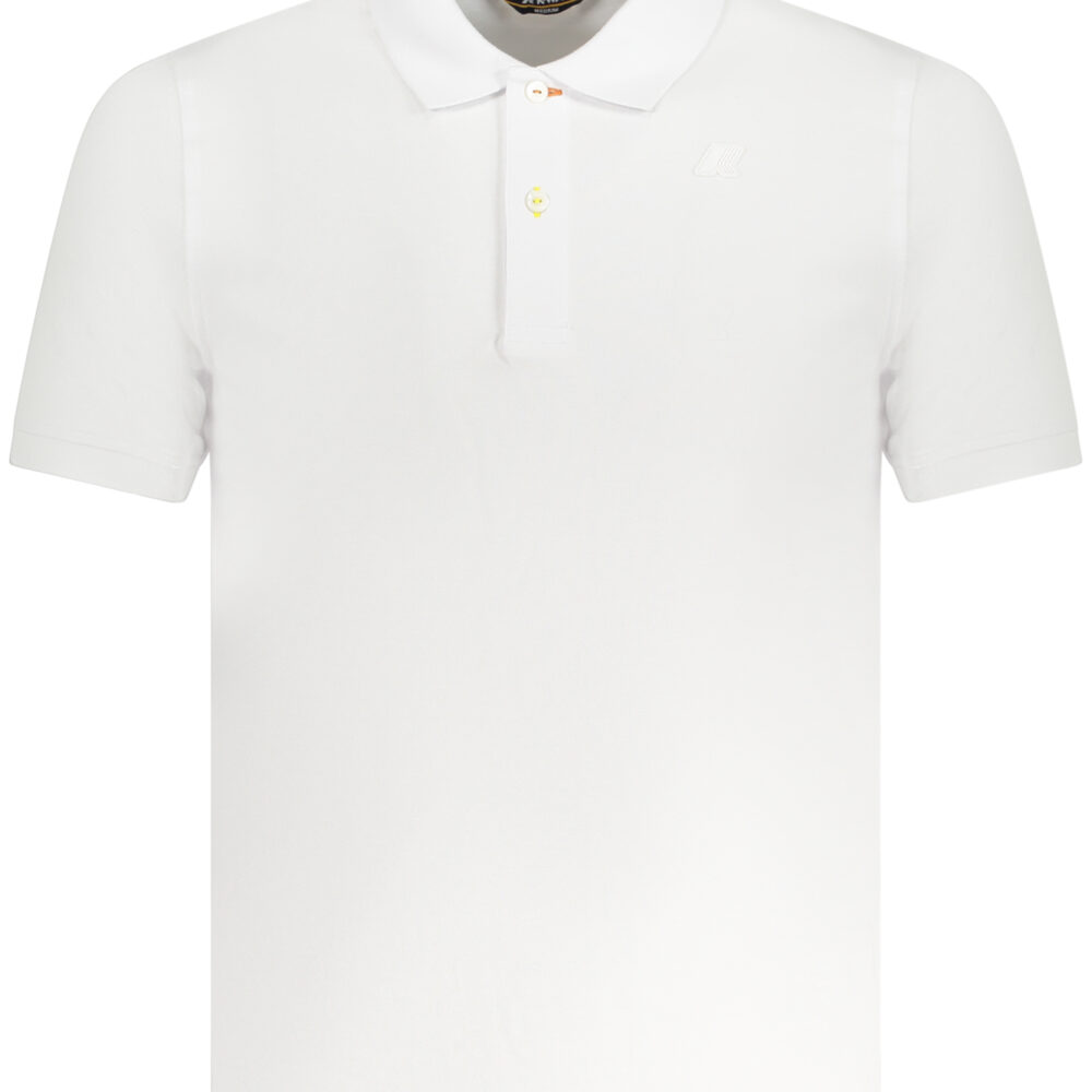 K-WAY POLO MANICHE CORTE UOMO BIANCO