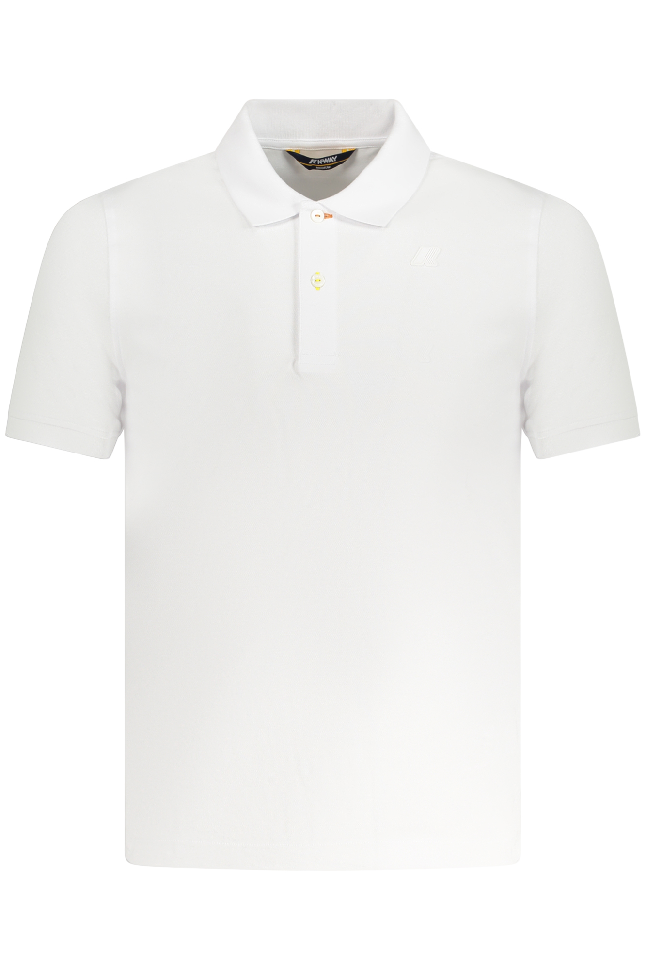 K-WAY POLO MANICHE CORTE UOMO BIANCO