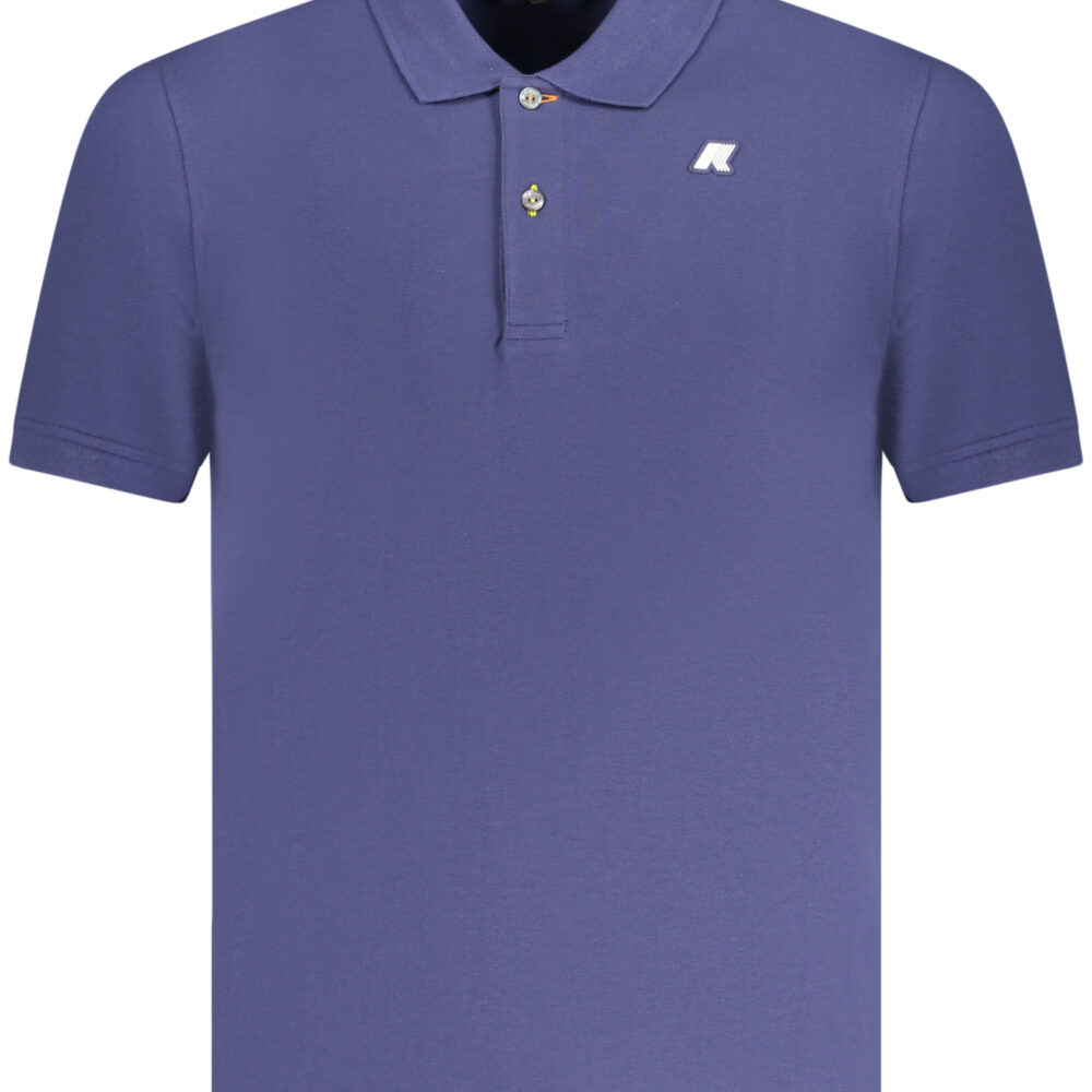 K-WAY POLO MANICHE CORTE UOMO BLU