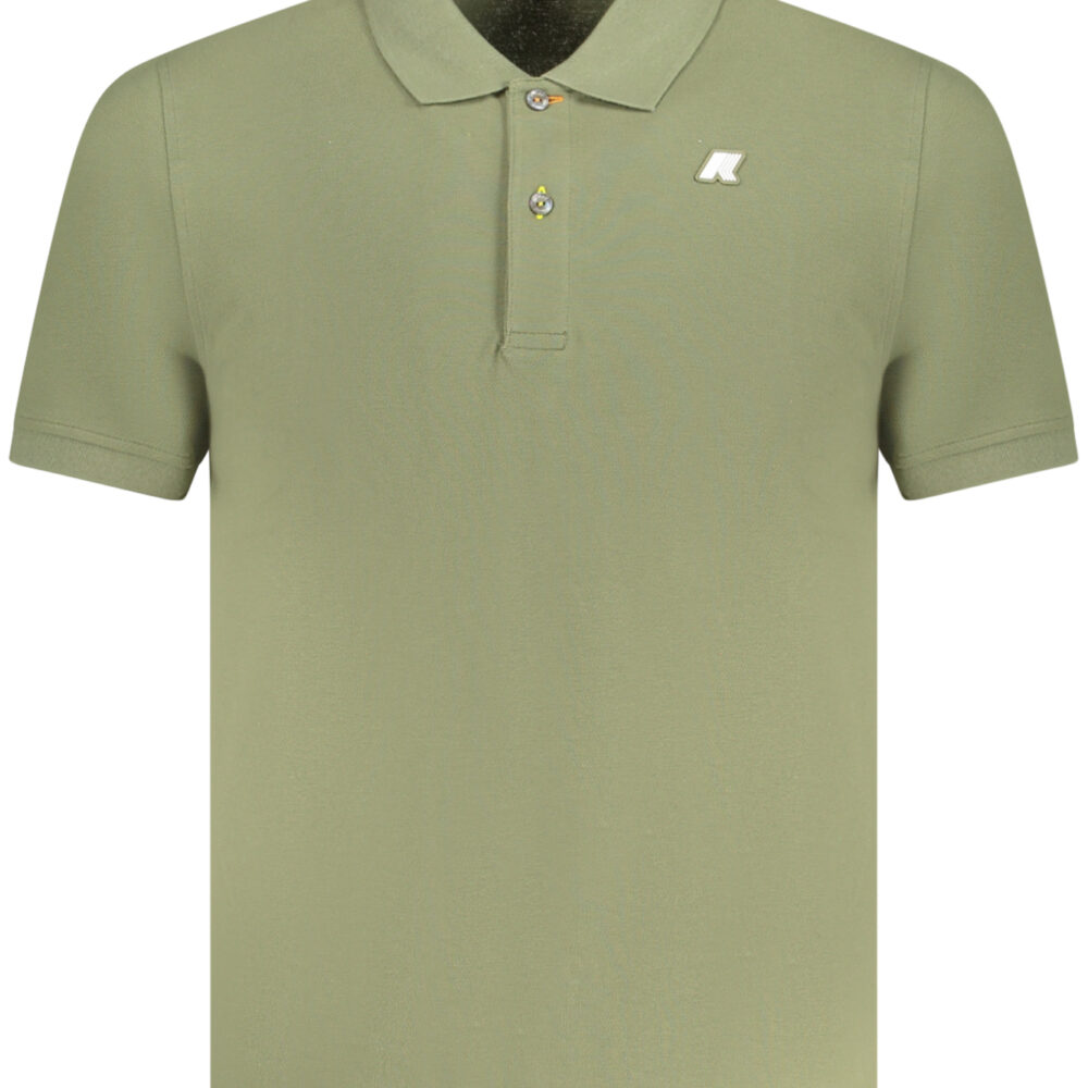 K-WAY POLO MANICHE CORTE UOMO VERDE