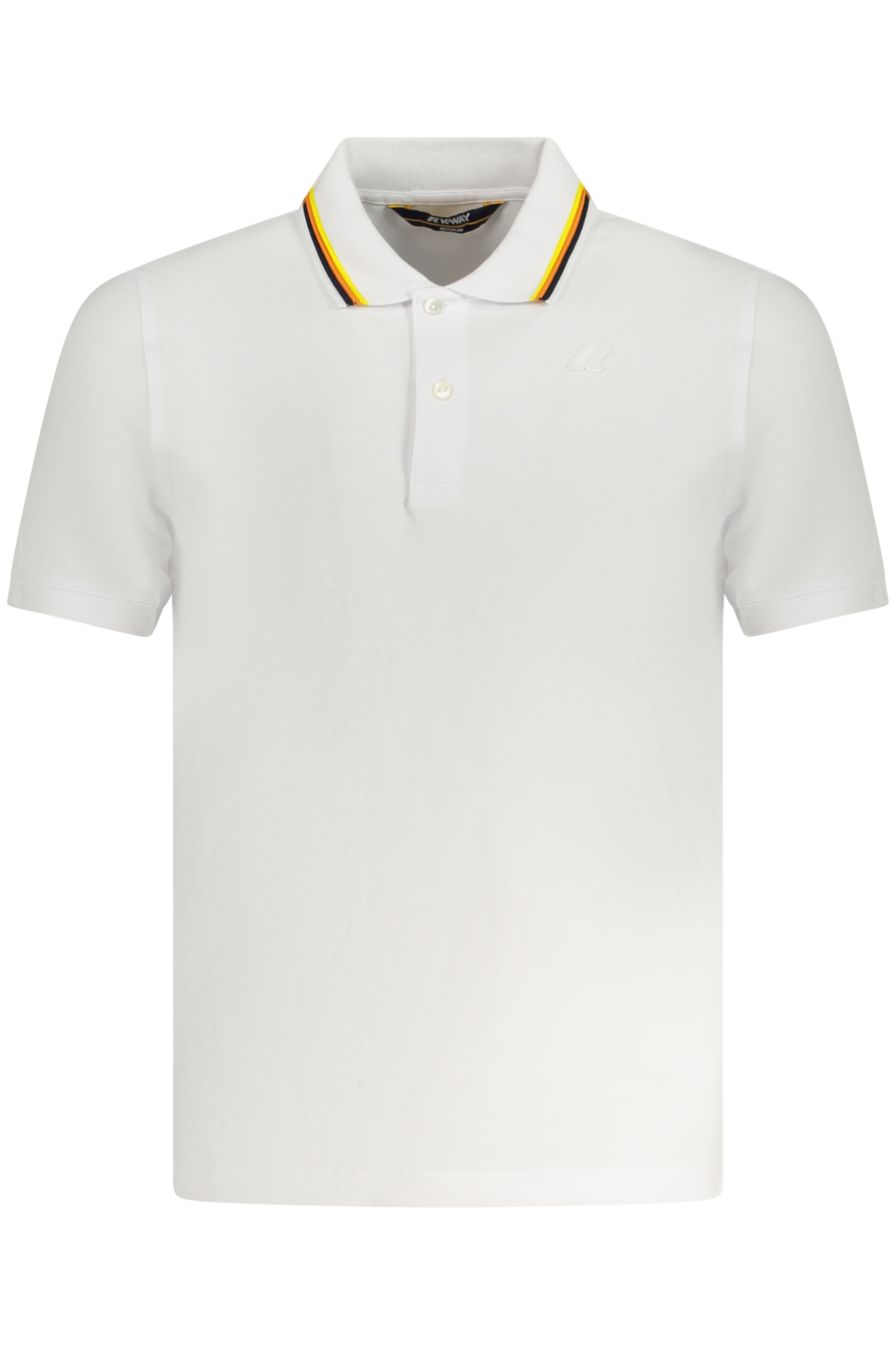 K-WAY POLO MANICHE CORTE UOMO BIANCO