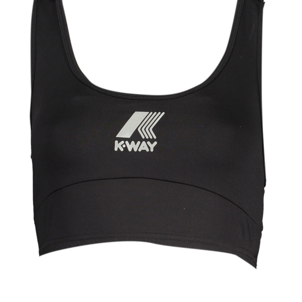 K-WAY TOP DONNA NERO