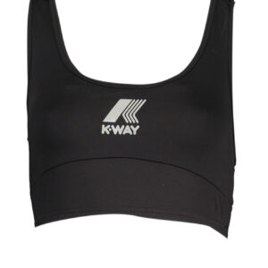 K-WAY TOP DONNA NERO