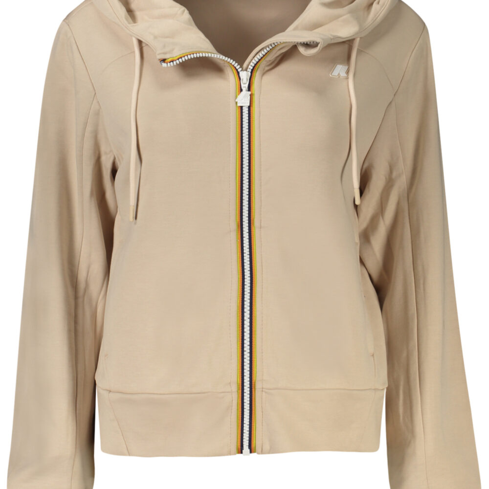 K-WAY FELPA CON ZIP DONNA ROSA