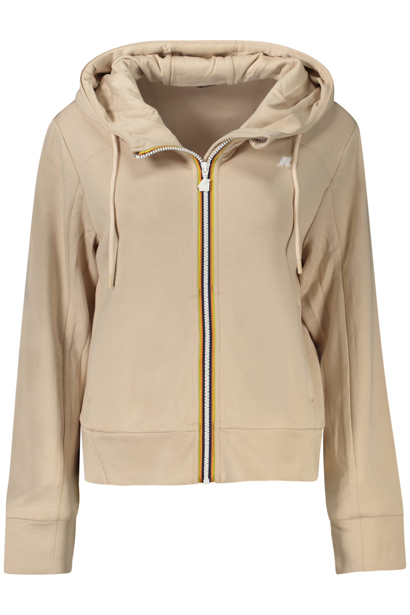 K-WAY FELPA CON ZIP DONNA ROSA