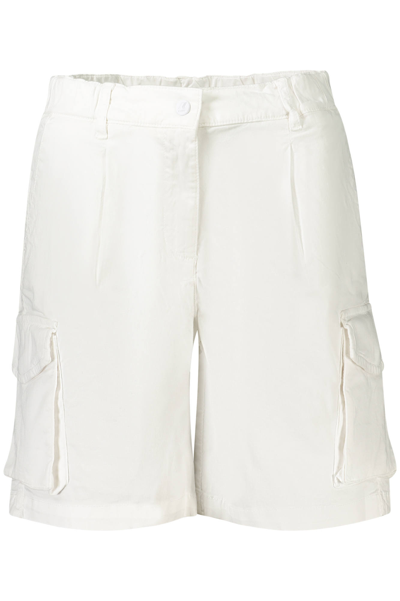K-WAY PANTALONE BERMUDA DONNA BIANCO