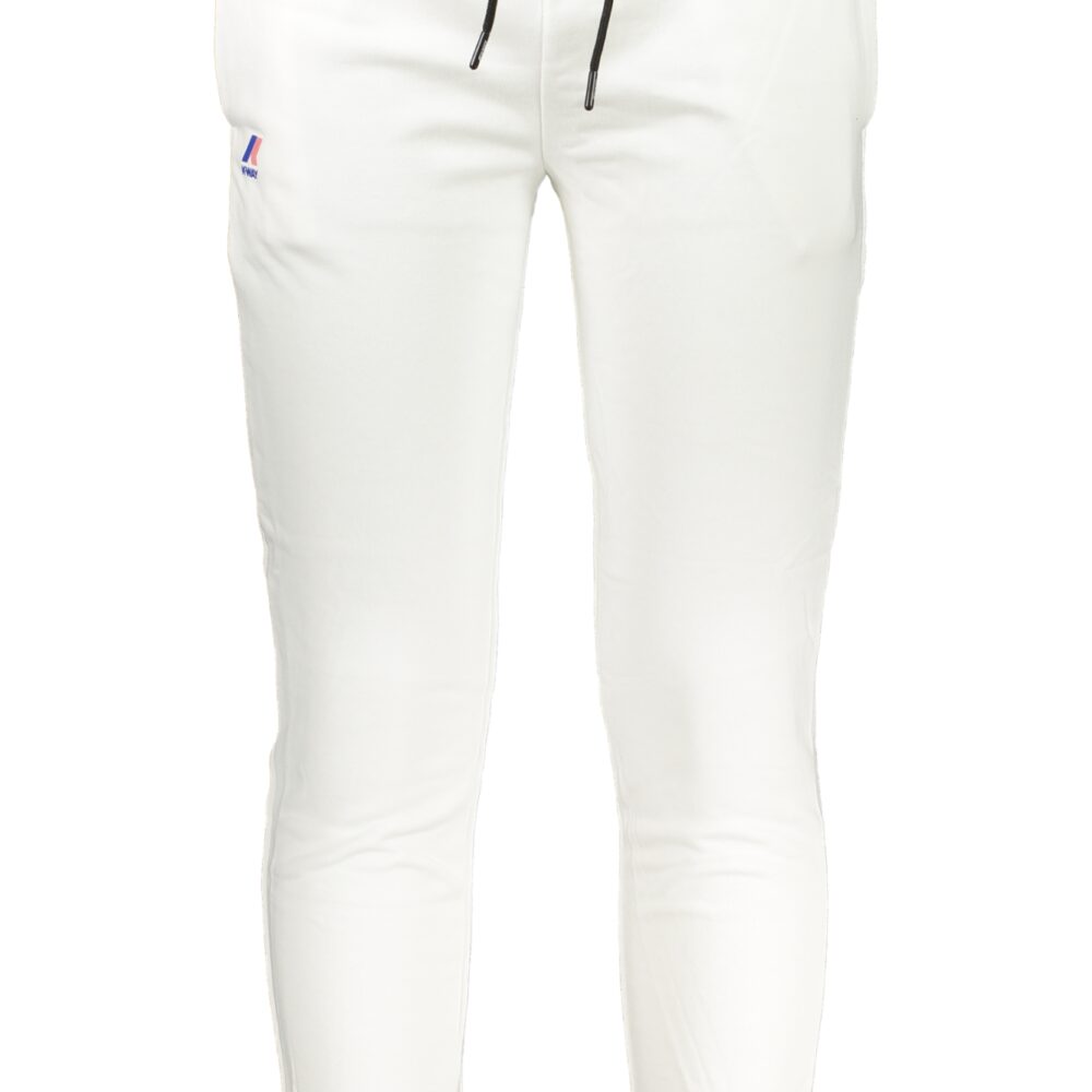 K-WAY PANTALONE UOMO BIANCO