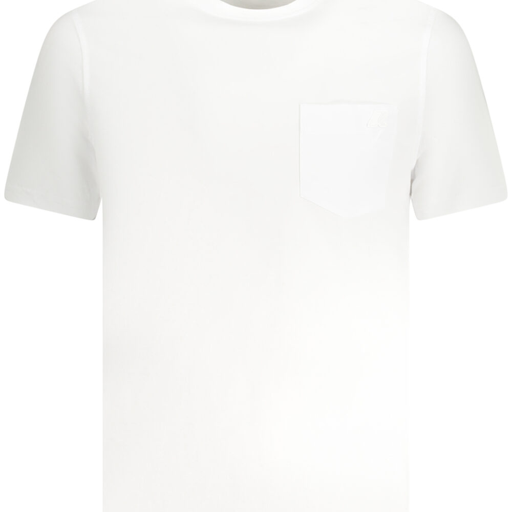 K-WAY T-SHIRT MANICHE CORTE UOMO BIANCO