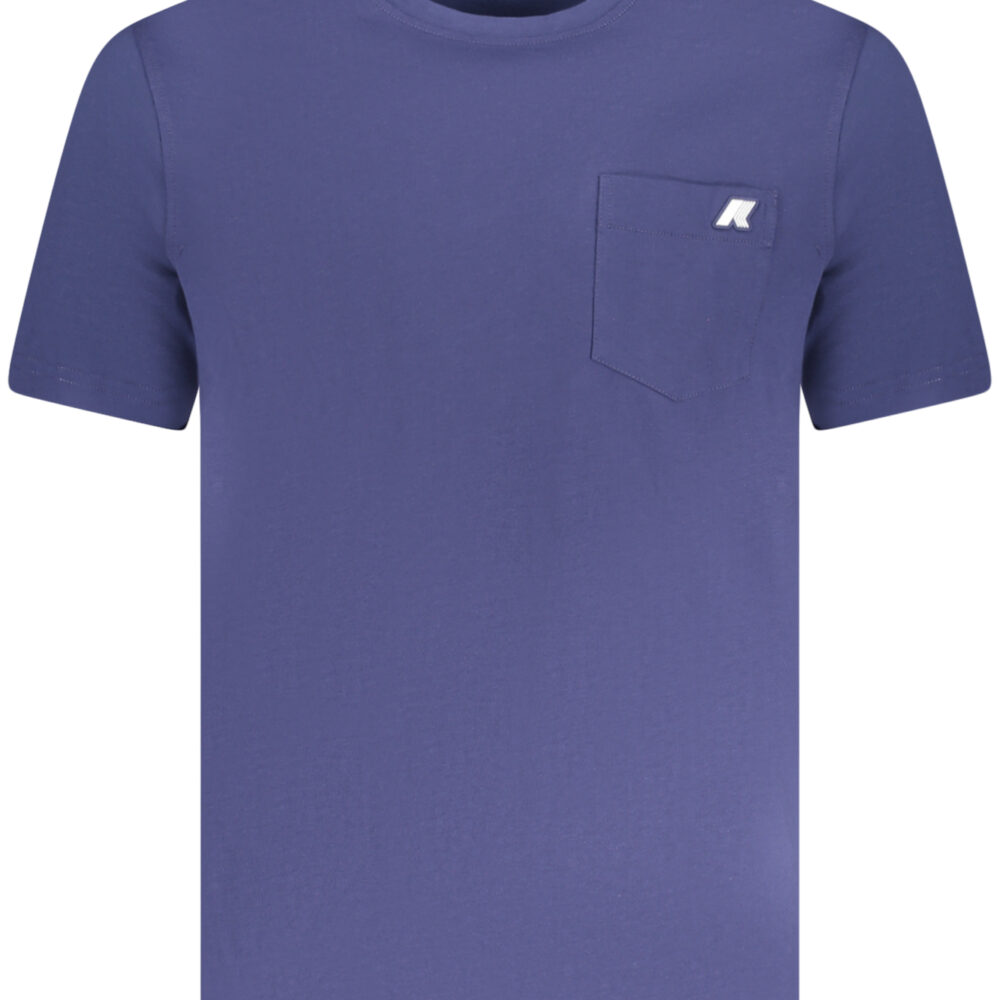 K-WAY T-SHIRT MANICHE CORTE UOMO BLU