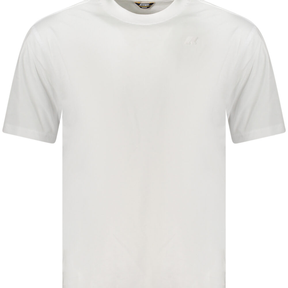 K-WAY T-SHIRT MANICHE CORTE UOMO BIANCO