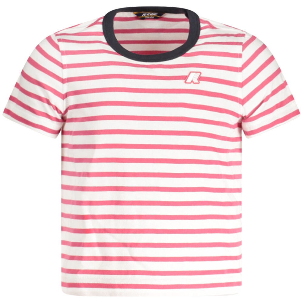 K-WAY T-SHIRT MANICHE CORTE BAMBINO BIANCO