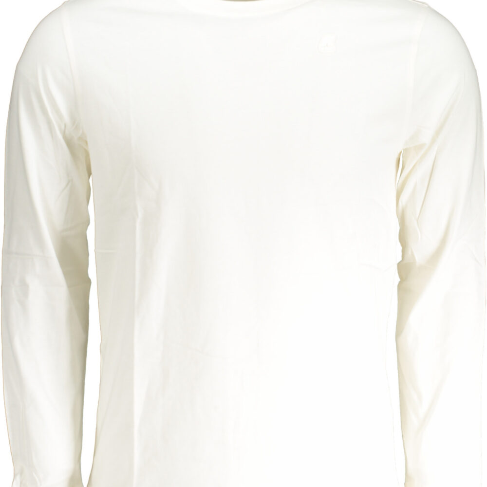 K-WAY T-SHIRT MANICHE LUNGHE UOMO BIANCO