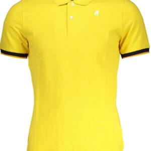 K-WAY POLO MANICHE CORTE UOMO GIALLO