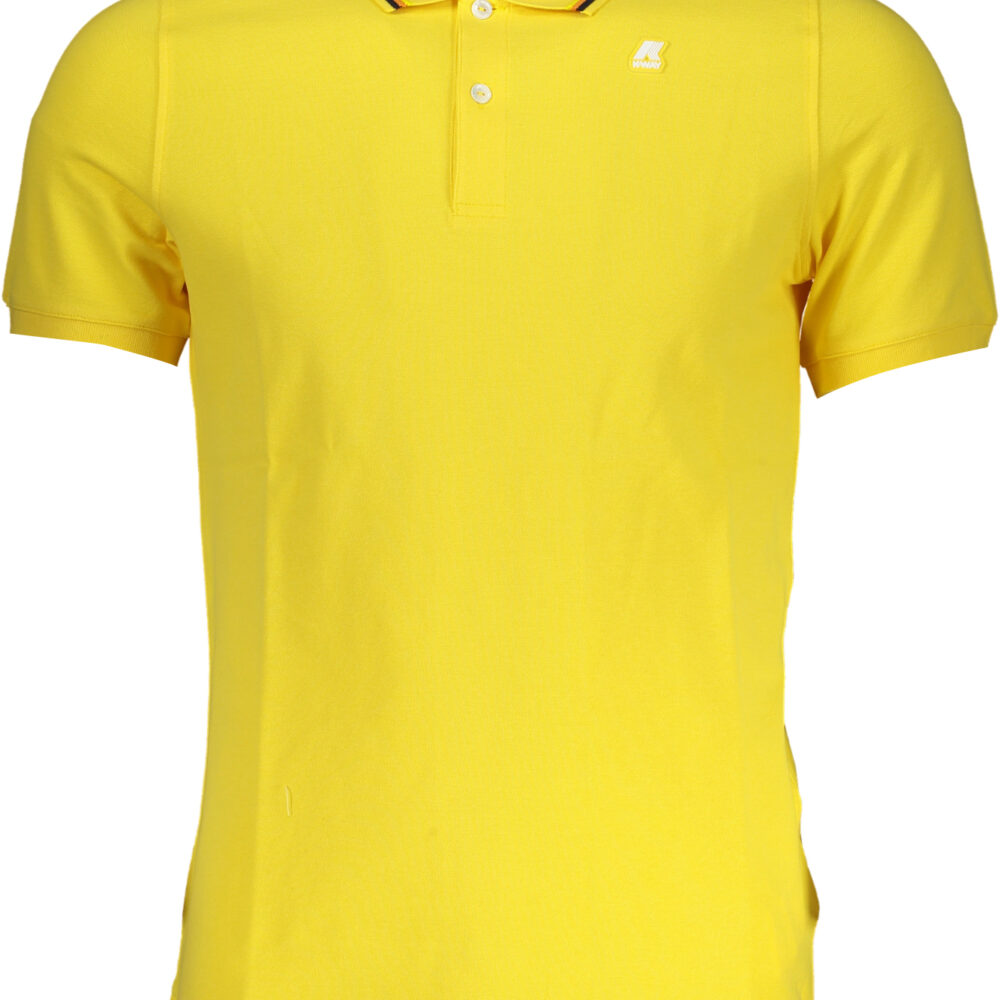 K-WAY POLO MANICHE CORTE UOMO GIALLO