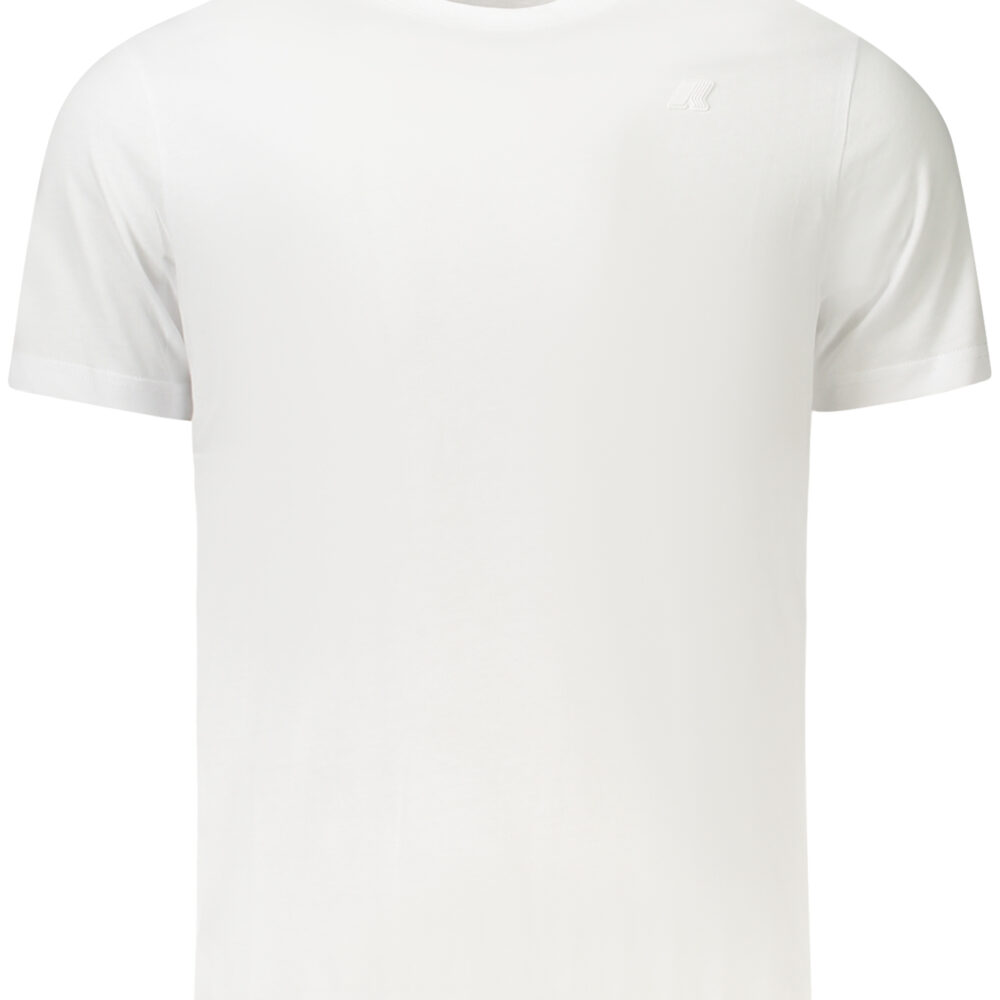 K-WAY T-SHIRT MANICHE CORTE UOMO BIANCO