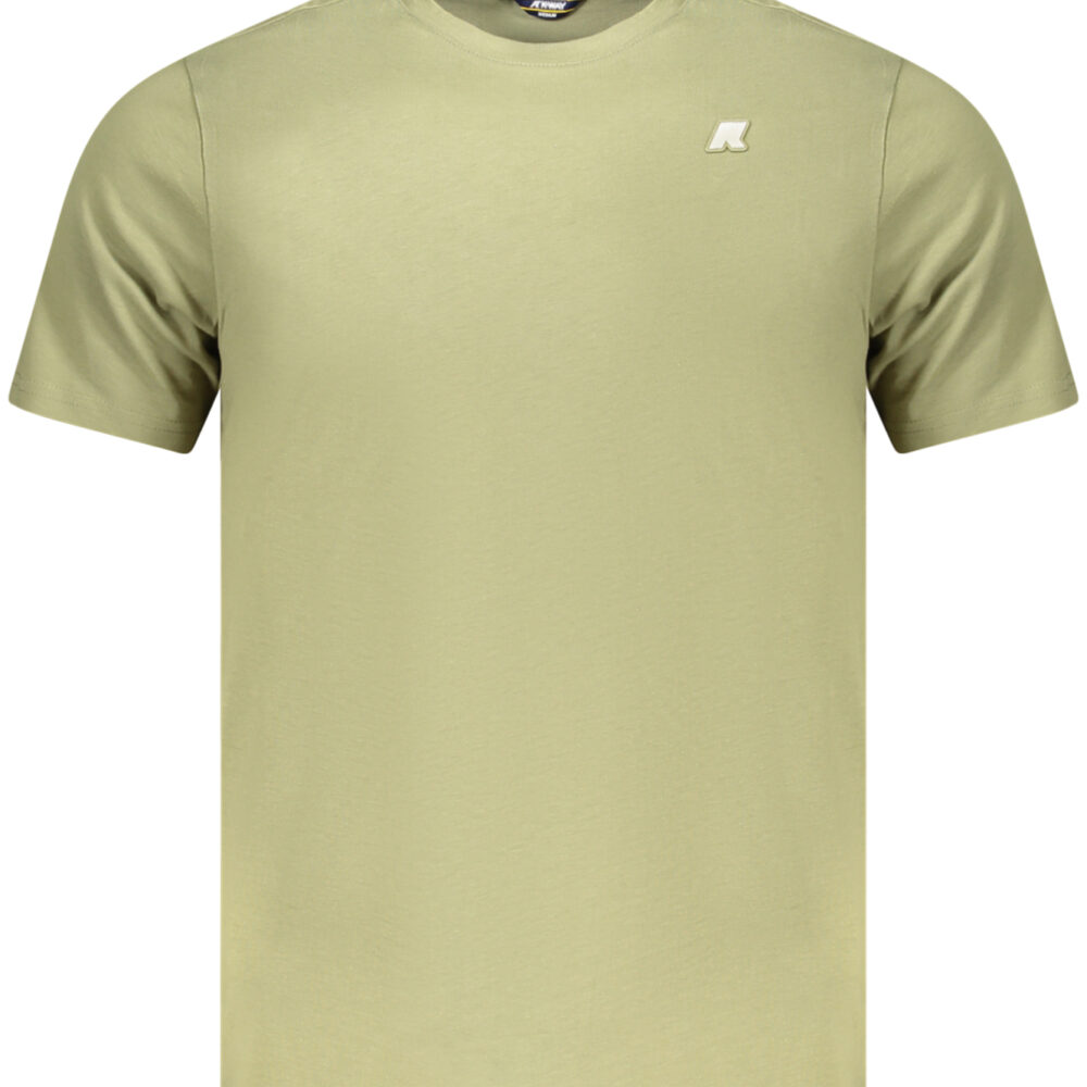 K-WAY T-SHIRT MANICHE CORTE UOMO VERDE