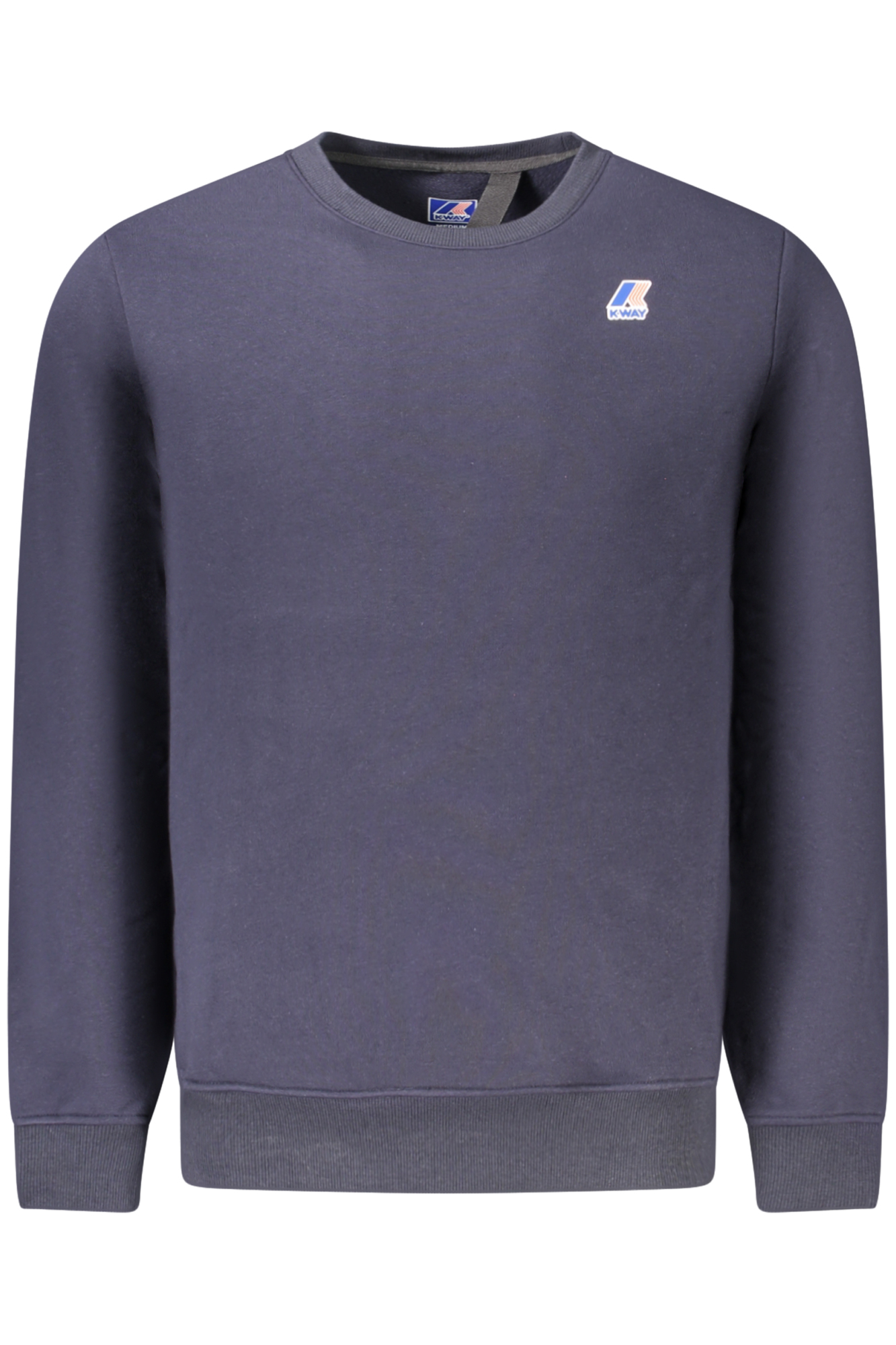 K-WAY FELPA SENZA ZIP UOMO BLU