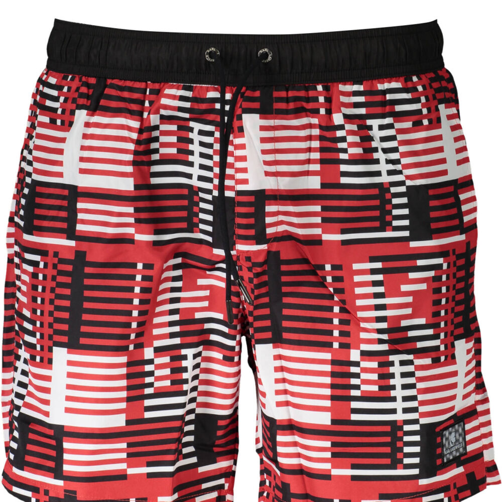 KARL LAGERFELD BEACHWEAR COSTUME PARTE SOTTO UOMO ROSSO
