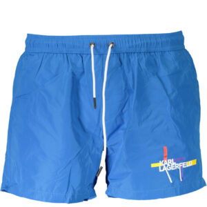 KARL LAGERFELD BEACHWEAR COSTUME PARTE SOTTO UOMO AZZURRO