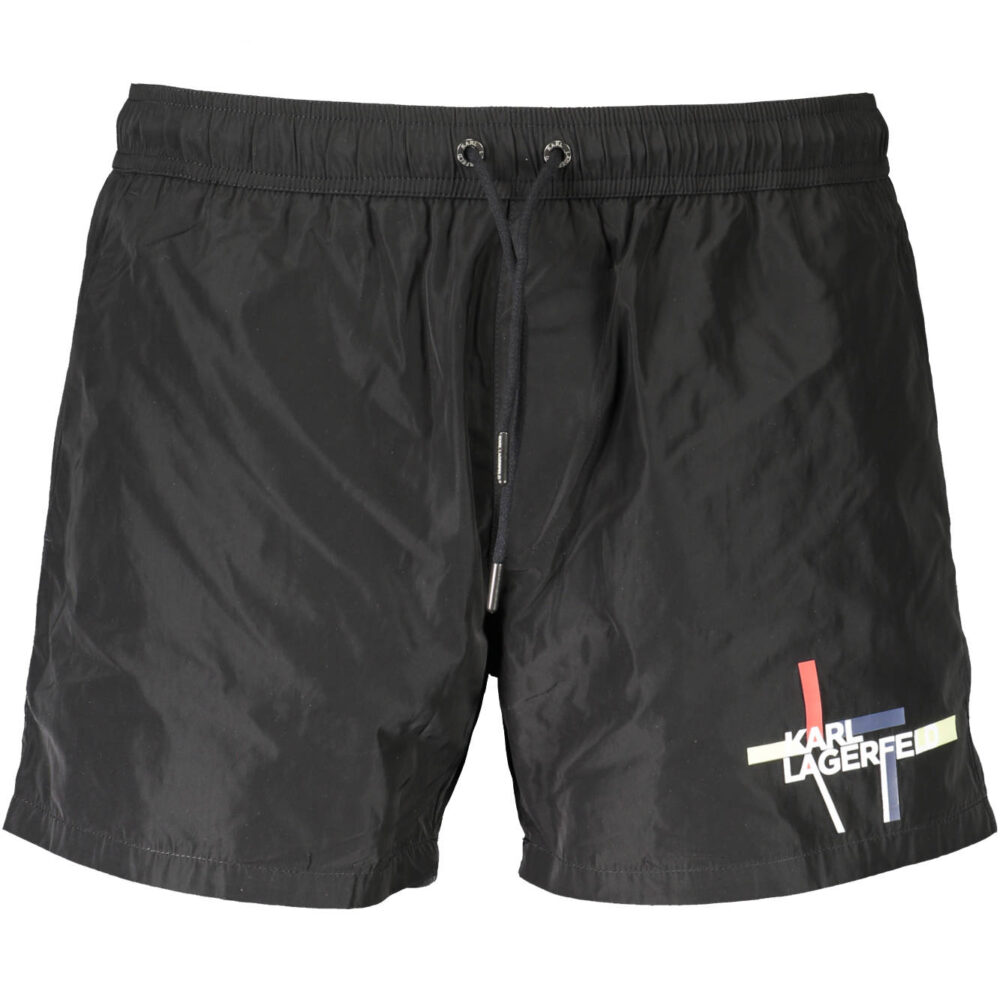 KARL LAGERFELD BEACHWEAR COSTUME PARTE SOTTO UOMO NERO