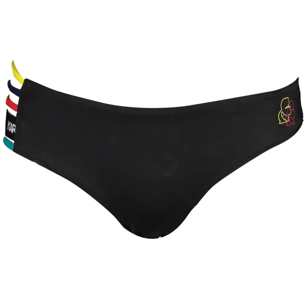 KARL LAGERFELD BEACHWEAR COSTUME PARTE SOTTO DONNA NERO