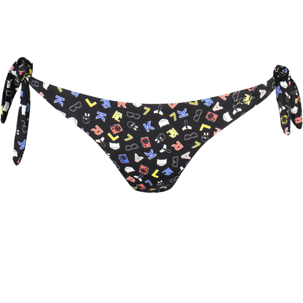 KARL LAGERFELD BEACHWEAR COSTUME PARTE SOTTO DONNA NERO