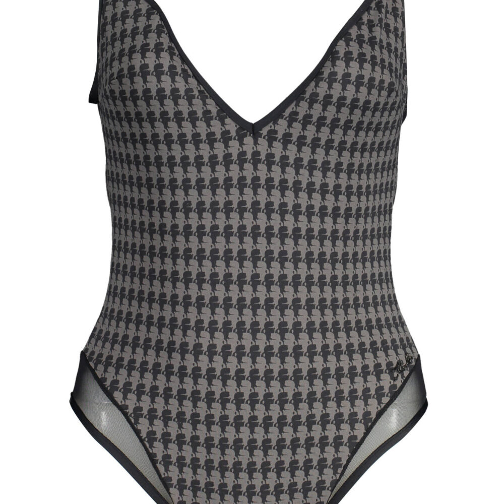 KARL LAGERFELD BEACHWEAR COSTUME INTERO DONNA NERO