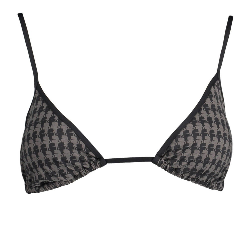 KARL LAGERFELD BEACHWEAR COSTUME PARTE SOPRA DONNA NERO