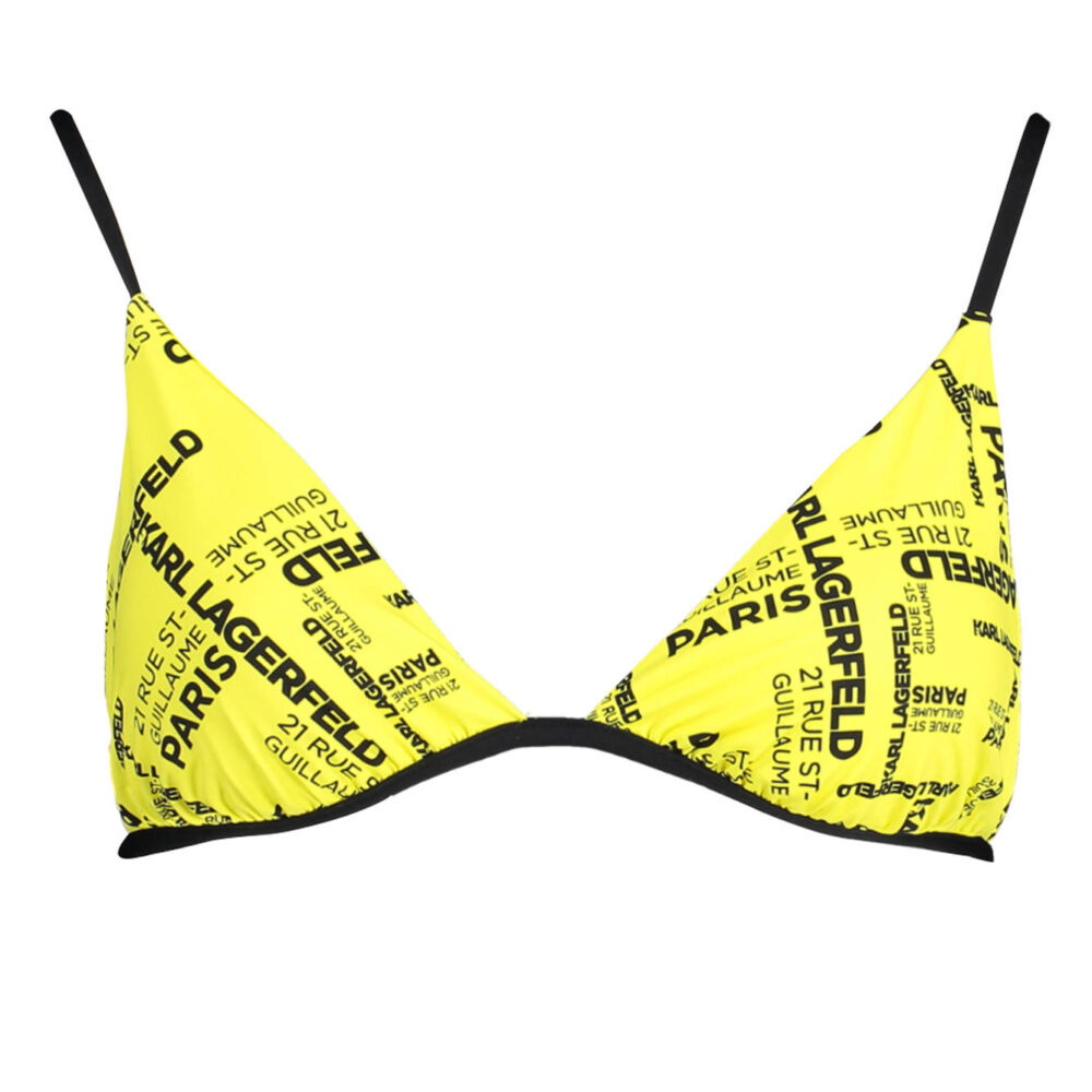 KARL LAGERFELD BEACHWEAR COSTUME PARTE SOPRA DONNA GIALLO