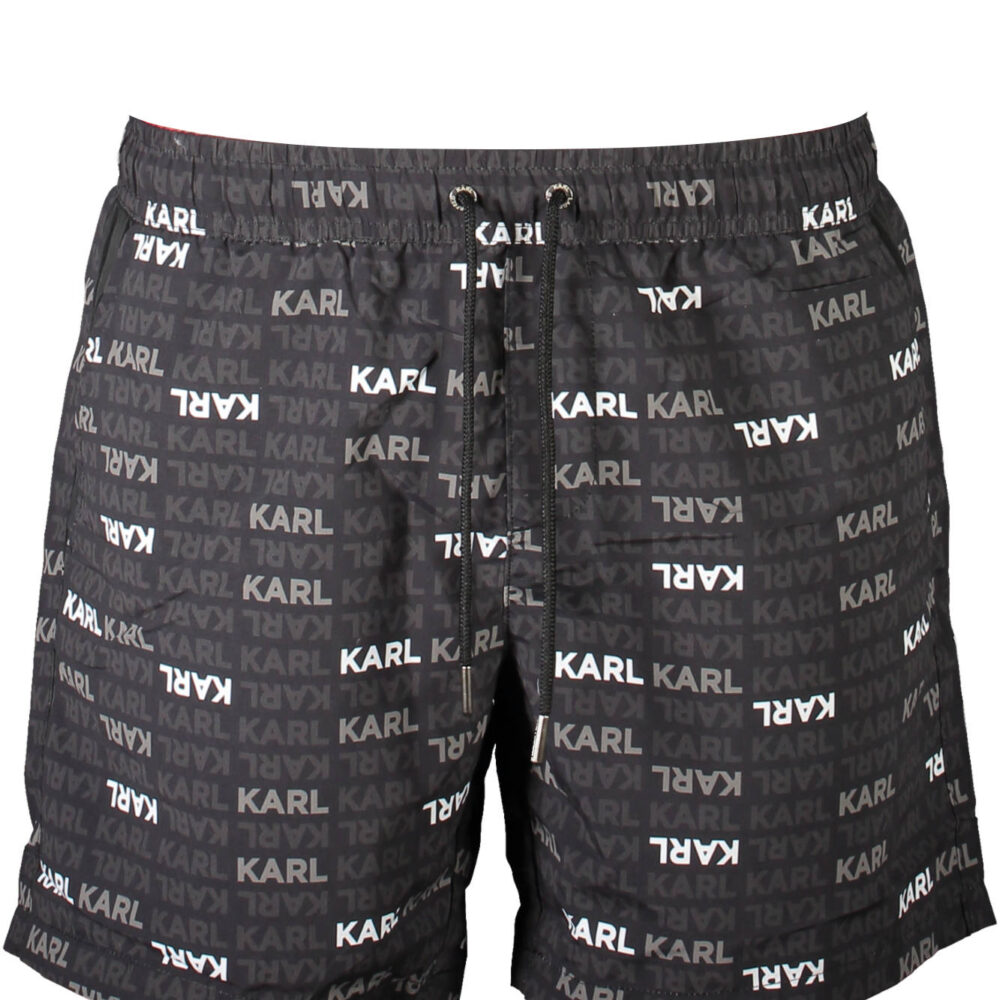 KARL LAGERFELD BEACHWEAR COSTUME PARTE SOTTO UOMO NERO