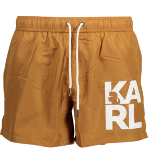 KARL LAGERFELD BEACHWEAR COSTUME PARTE SOTTO UOMO MARRONE