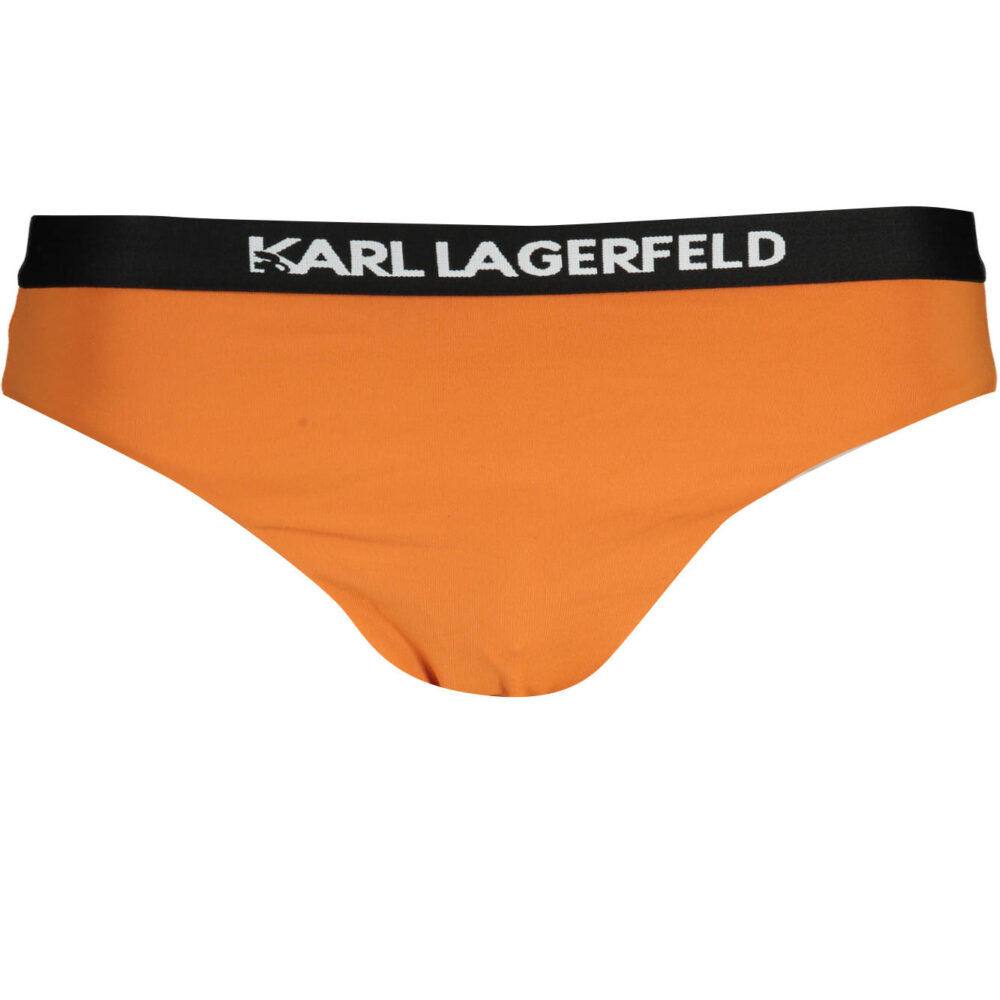 KARL LAGERFELD BEACHWEAR COSTUME PARTE SOTTO DONNA ARANCIO