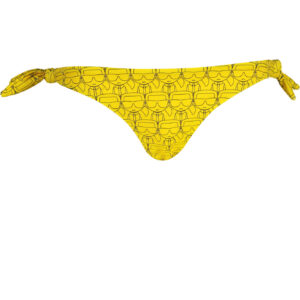 KARL LAGERFELD BEACHWEAR COSTUME PARTE SOTTO DONNA GIALLO