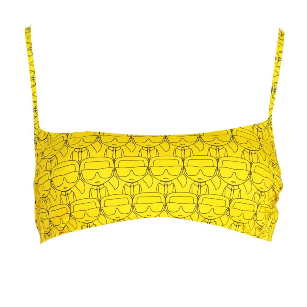 KARL LAGERFELD BEACHWEAR COSTUME PARTE SOPRA DONNA GIALLO