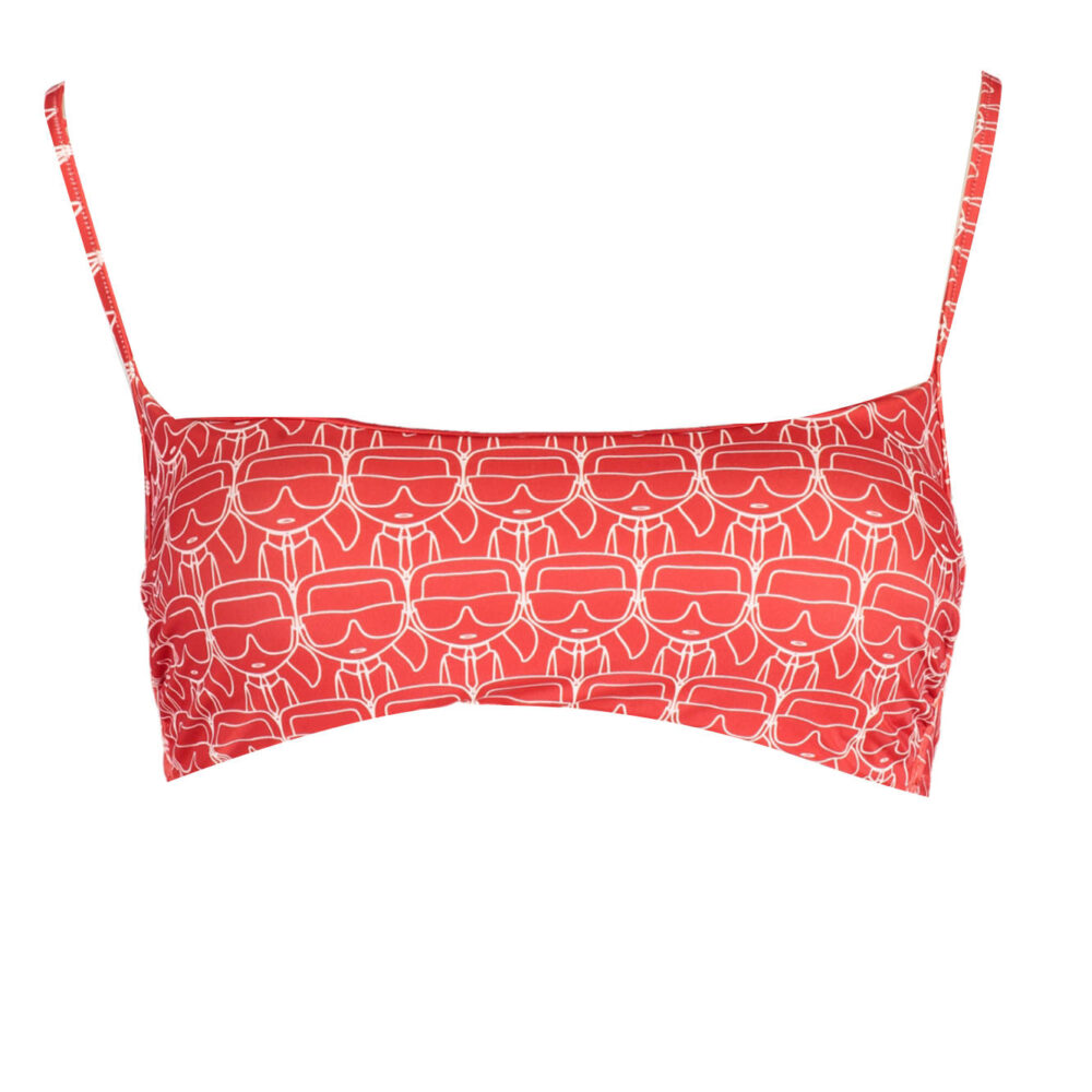 KARL LAGERFELD BEACHWEAR COSTUME PARTE SOPRA DONNA ROSSO