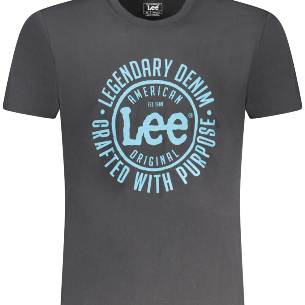 LEE T-SHIRT MANICHE CORTE UOMO NERO