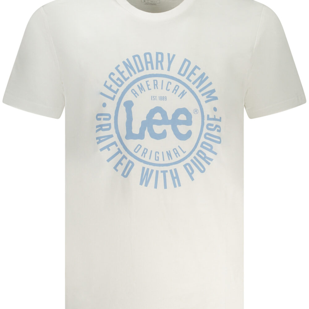 LEE T-SHIRT MANICHE CORTE UOMO BIANCO