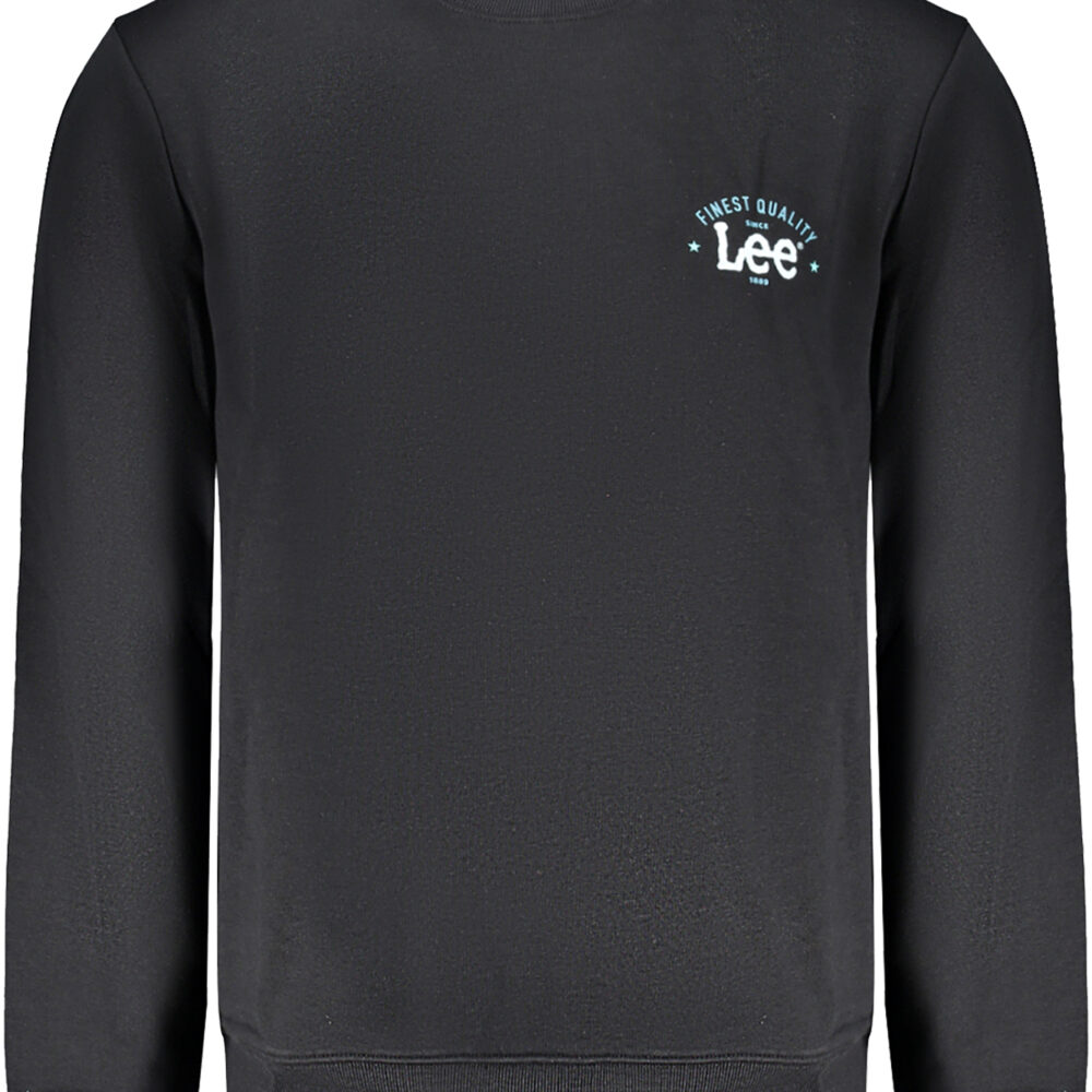 LEE FELPA SENZA ZIP UOMO NERO